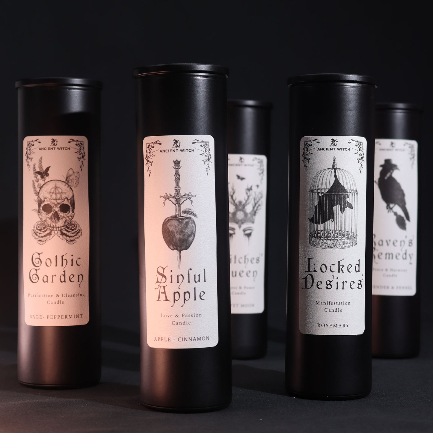 Senovės raganų apsivalymo žvakės - Nuodėmingas obuolys