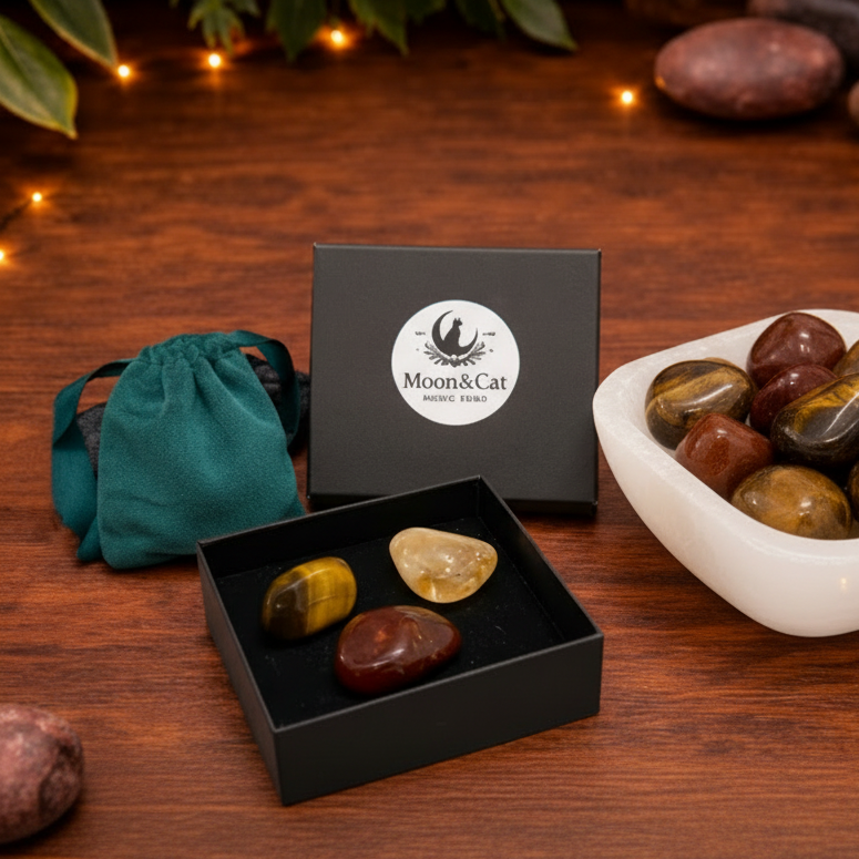 Kristalų Rinkinys: Ugnies energija ir vidinė galia