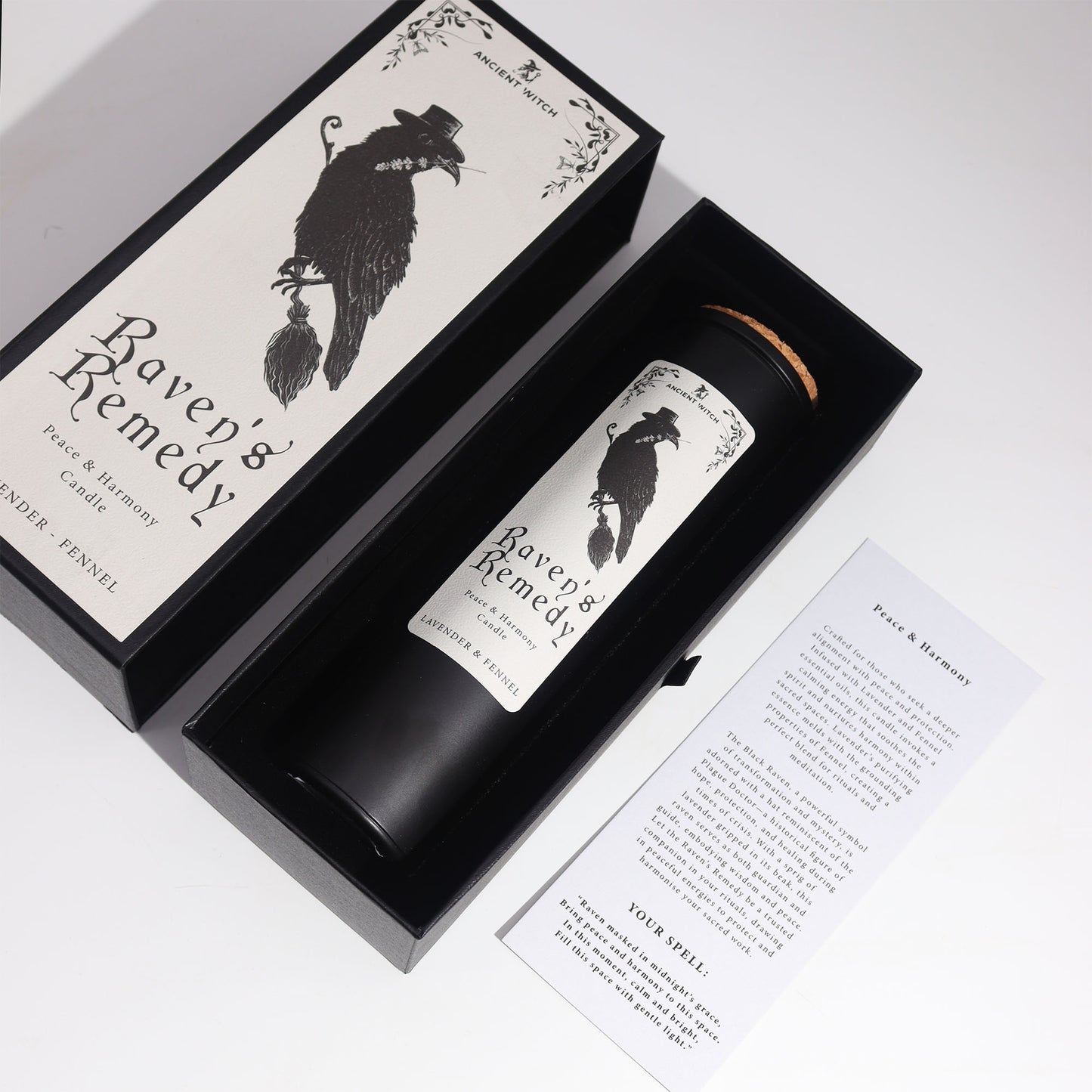 Senovės raganos varno žvakė – ramybė ir harmonija