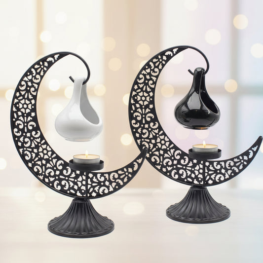 Mėnulio dizaino eterinio aliejaus degiklis