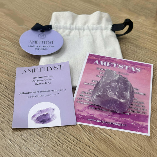 Ametistas ramybės ir apsaugos akmuo