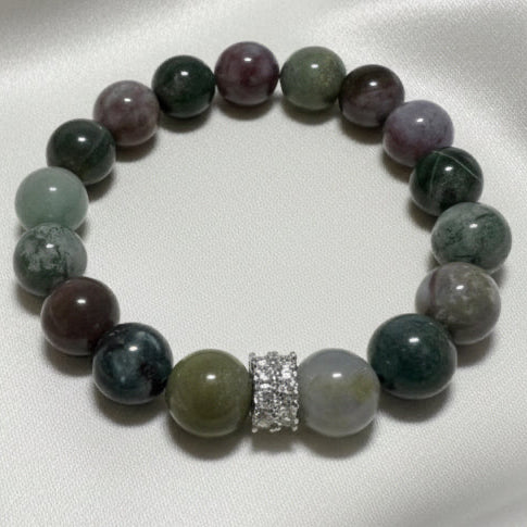 Indijos agato apyrankė 10 mm