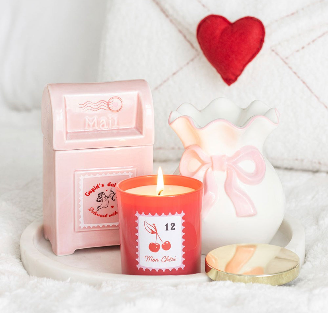 Rožinio kaspino aliejaus degiklis