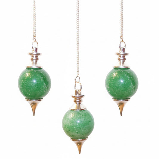 Sferos švytuoklė - žalias aventurinas