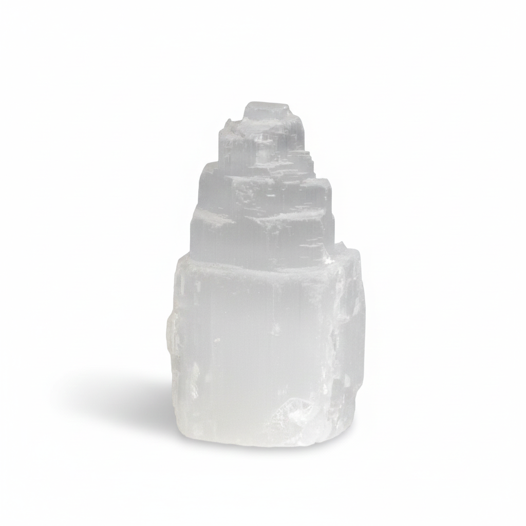 Natūralaus selenito bokštas - 5 cm