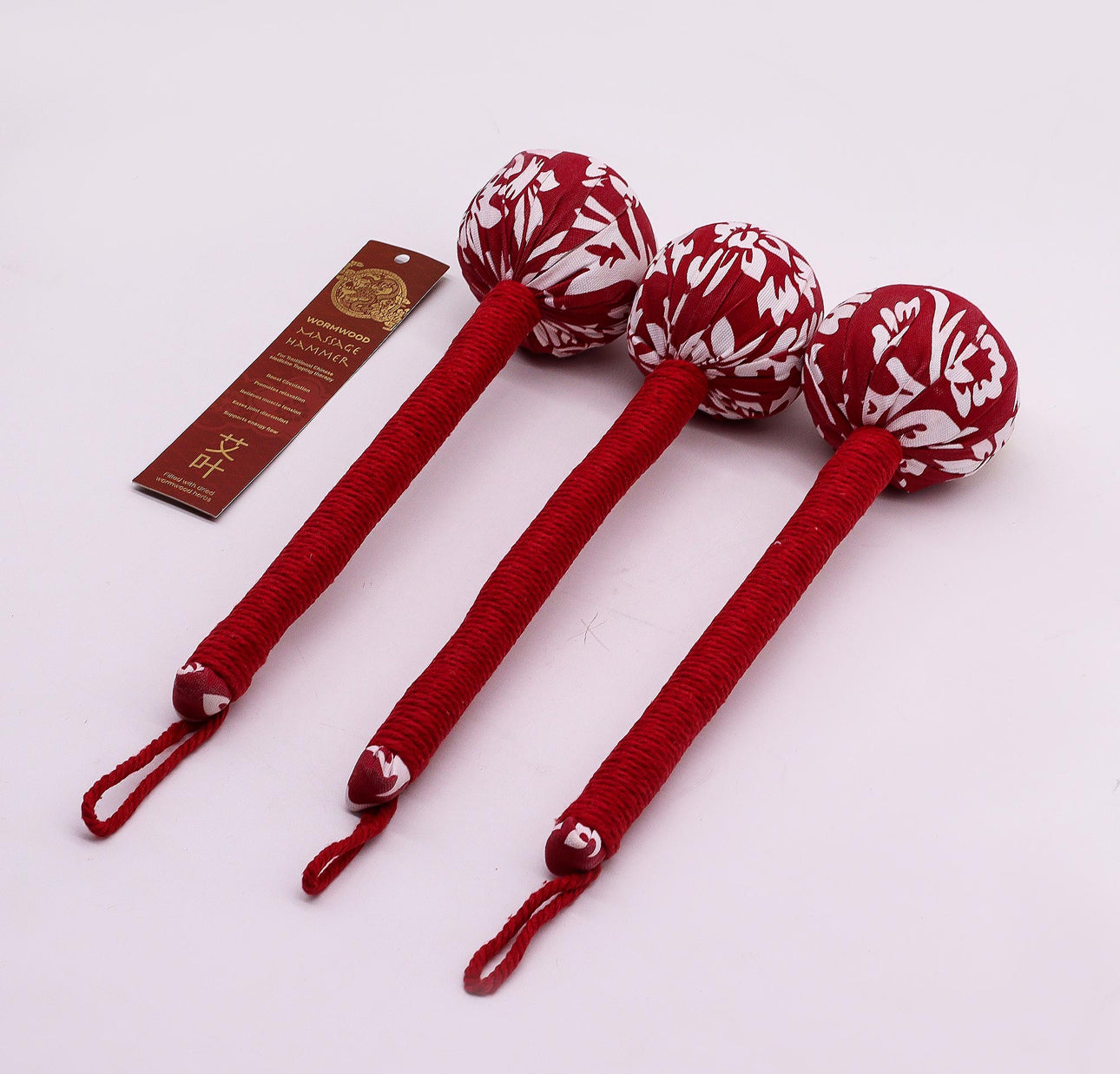 Pelyno masažinis plaktukas – raudonas