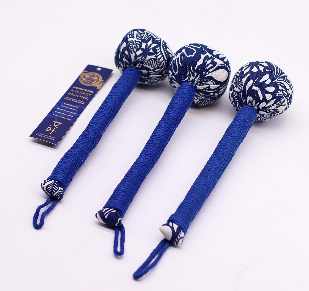 Pelyno masažinis plaktuvas - Mėlynas