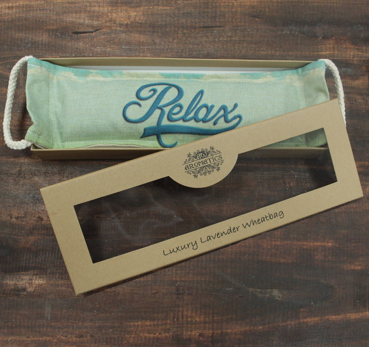 Prabangus levandų kviečių maišelis dovanų dėžutėje - Mėlynas dangus