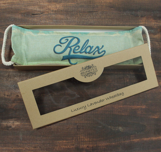 Prabangus levandų kviečių maišelis dovanų dėžutėje - Mėlynas dangus