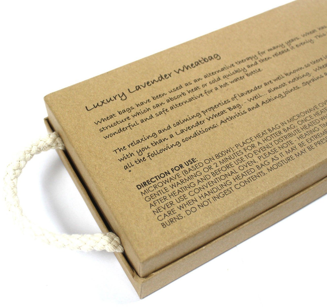Prabangus levandų kviečių maišelis dovanų dėžutėje - Levandų komfortas