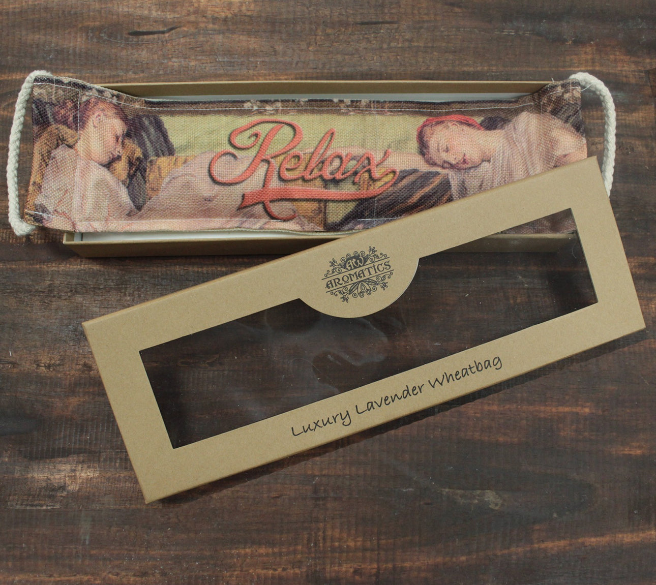 Prabangus levandų kviečių maišelis dovanų dėžutėje - Miegas ir atsipalaidavimas