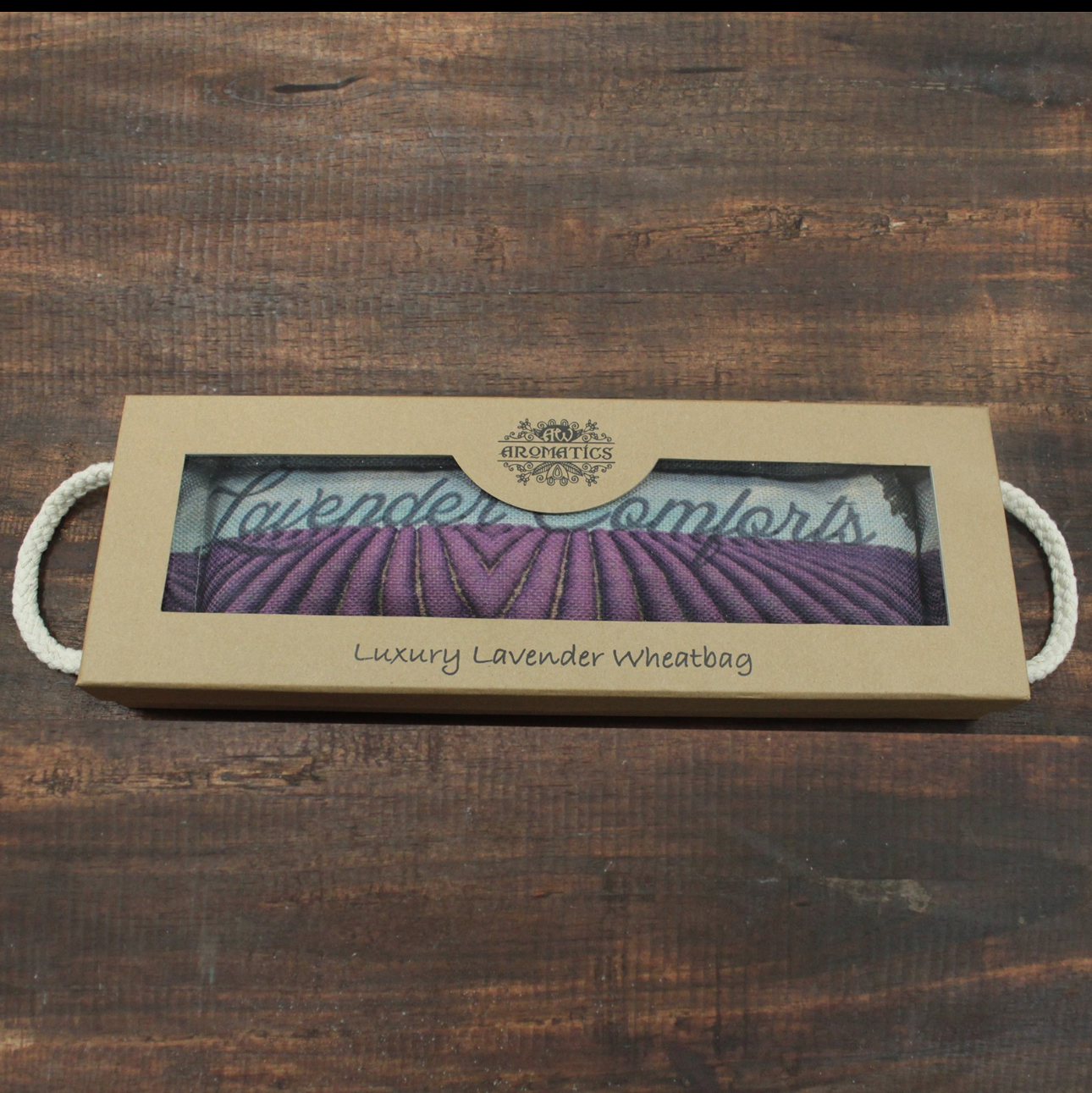 Prabangus levandų kviečių maišelis dovanų dėžutėje - Levandų komfortas