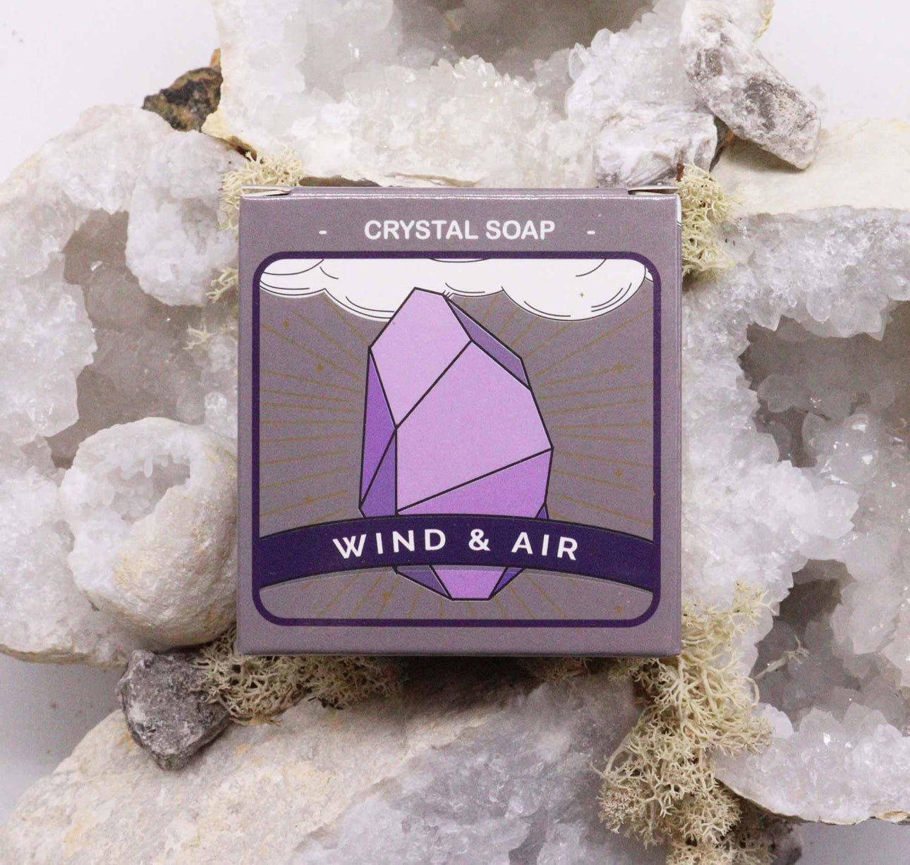 Krištolinis elementinis muilas – oras