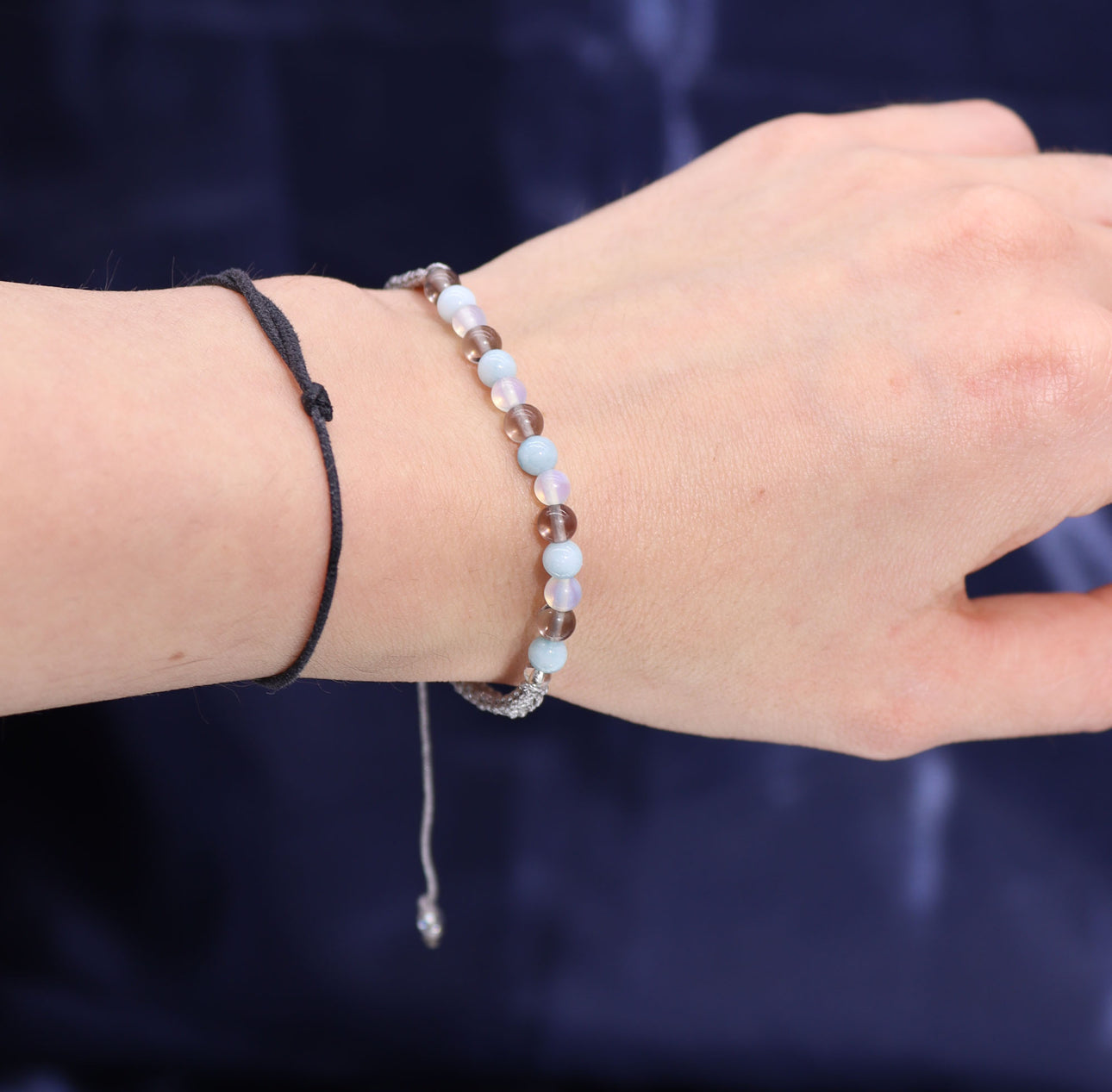 Zodiako krištolo žvakė su kristalų apyranke - Vėžys