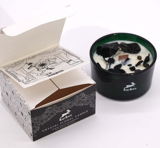 Krištolinė magiška gėlių žvakė „Hop Hare“ – Kardų riteris