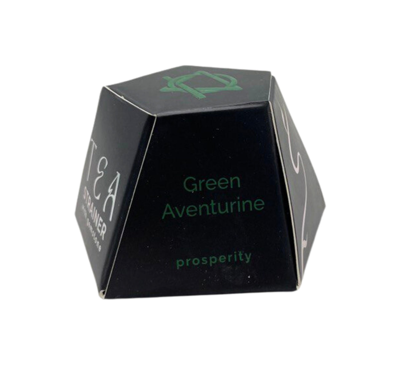 Neapdoroto krištolo brangakmenių arbatos sietelis - žaliasis aventurinas