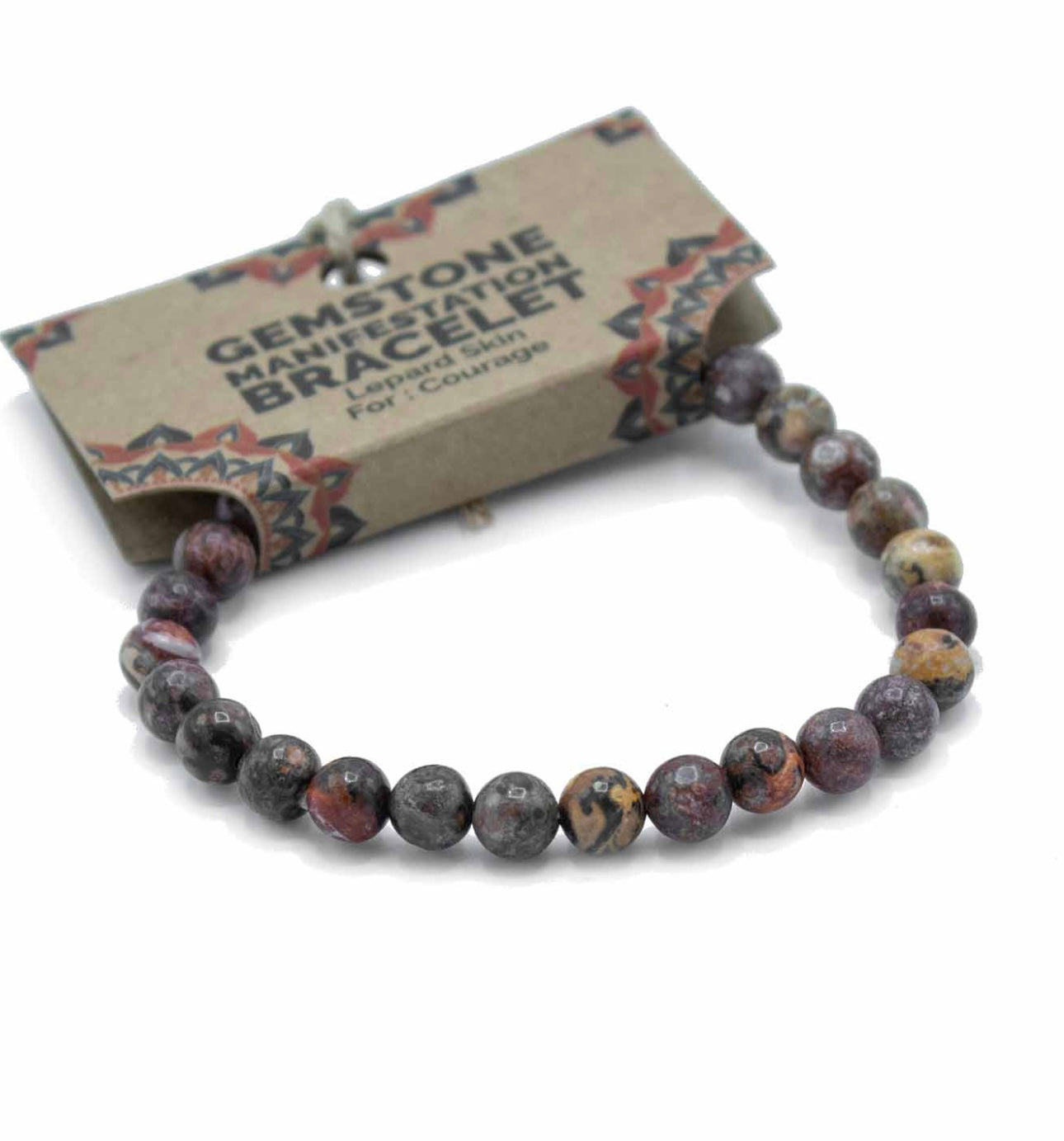 Brangakmenių Manifestacijos Apyrankė - Lepardo Oda - Drąsa