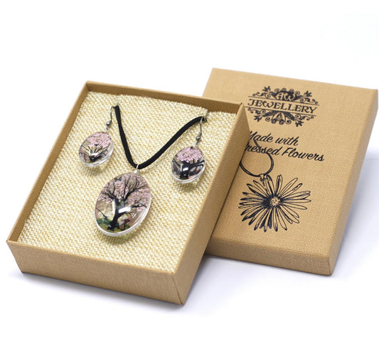 Presuotos gėlės - Gyvybės medžio rinkinys - Rožinė