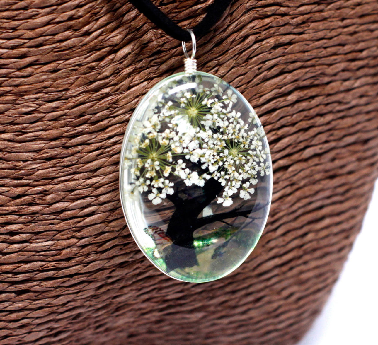 Presuotos gėlės - Gyvybės medžio rinkinys - Balta