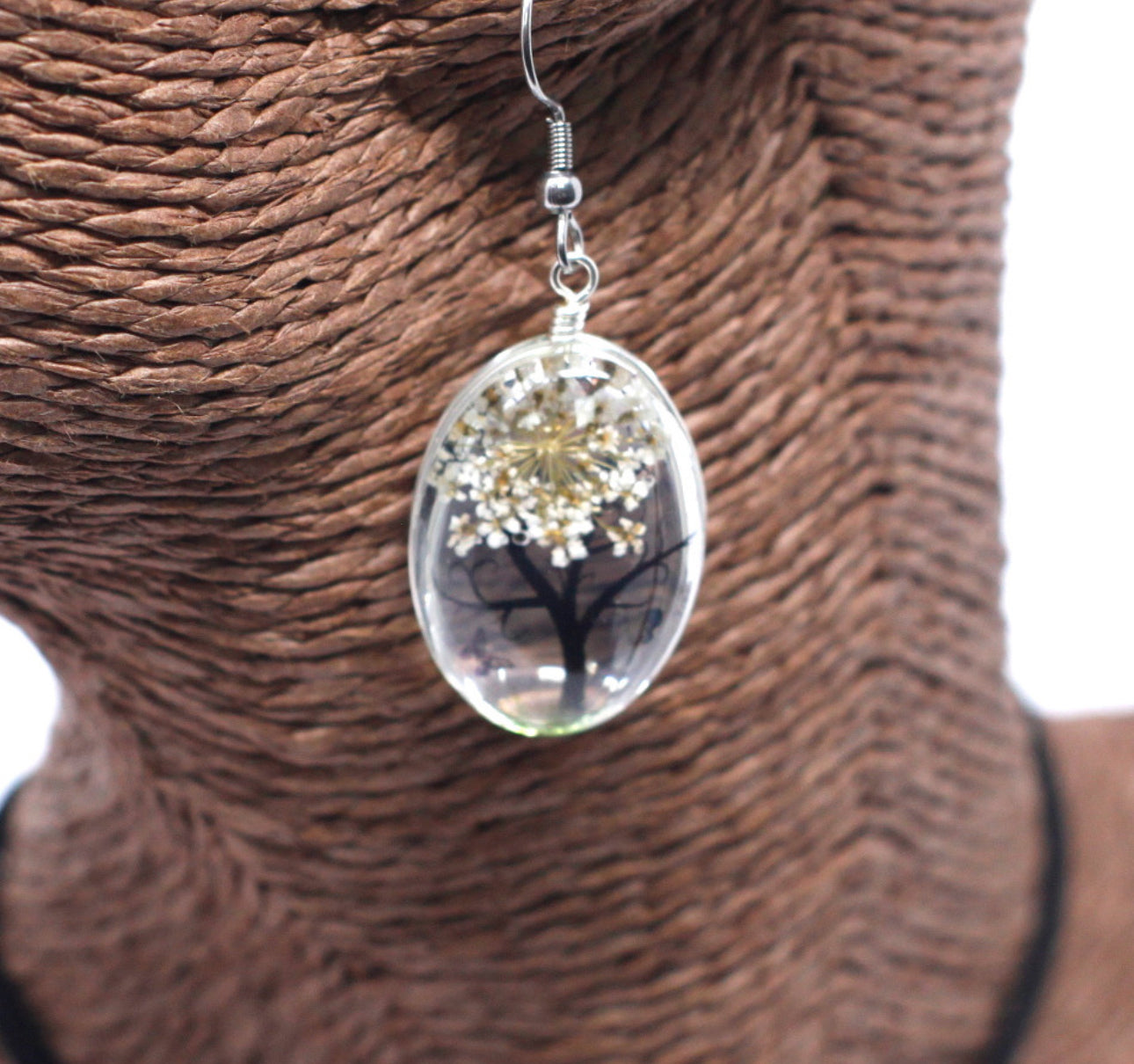 Presuotos gėlės - Gyvybės medžio rinkinys - Balta