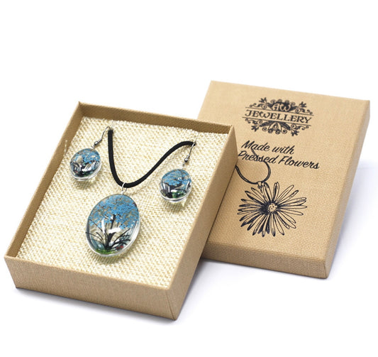 Presuotos gėlės - Gyvybės medžio rinkinys - Mėlyna