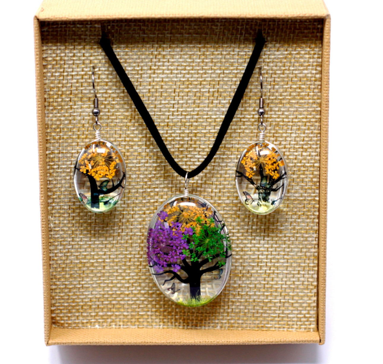 Presuotos gėlės - Gyvybės medžio rinkinys - Mišrios spalvos