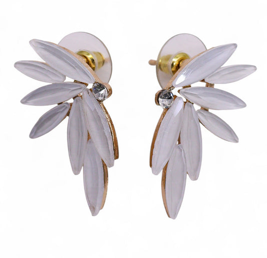 Perliniai vintažinio stiklo auskarai - Fėjos