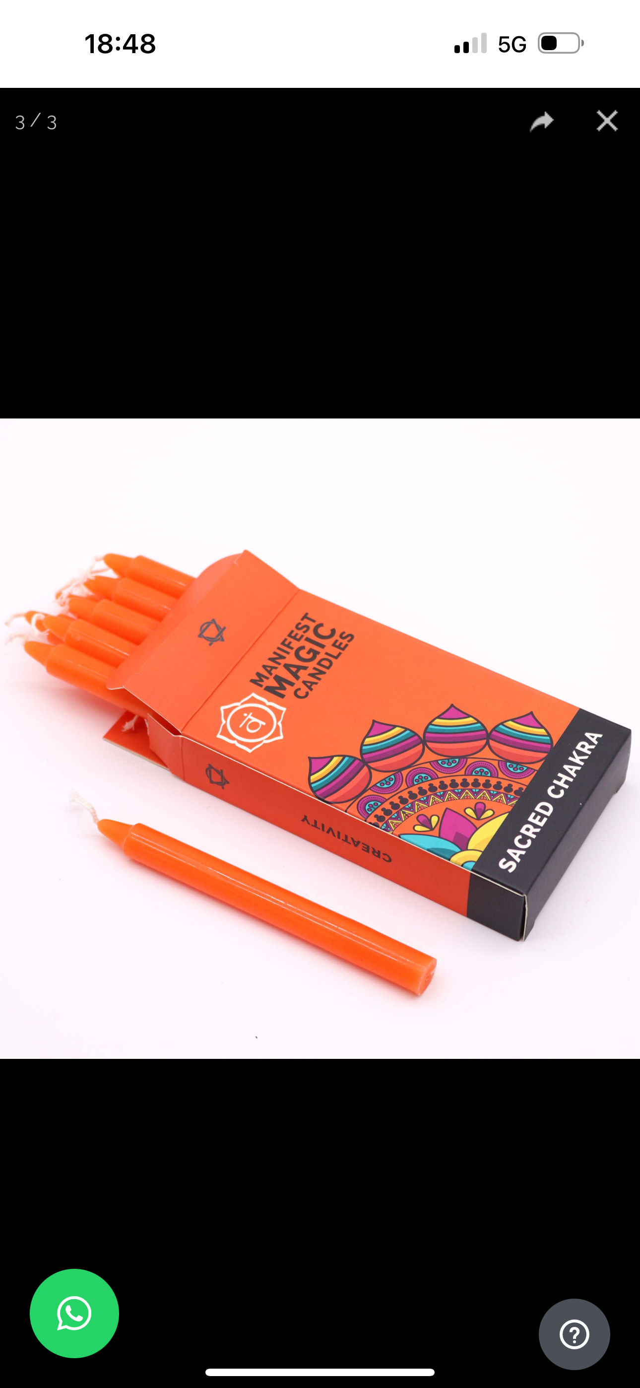 „Manifest Magic“ žvakės 12 vnt. – šventoji čakra