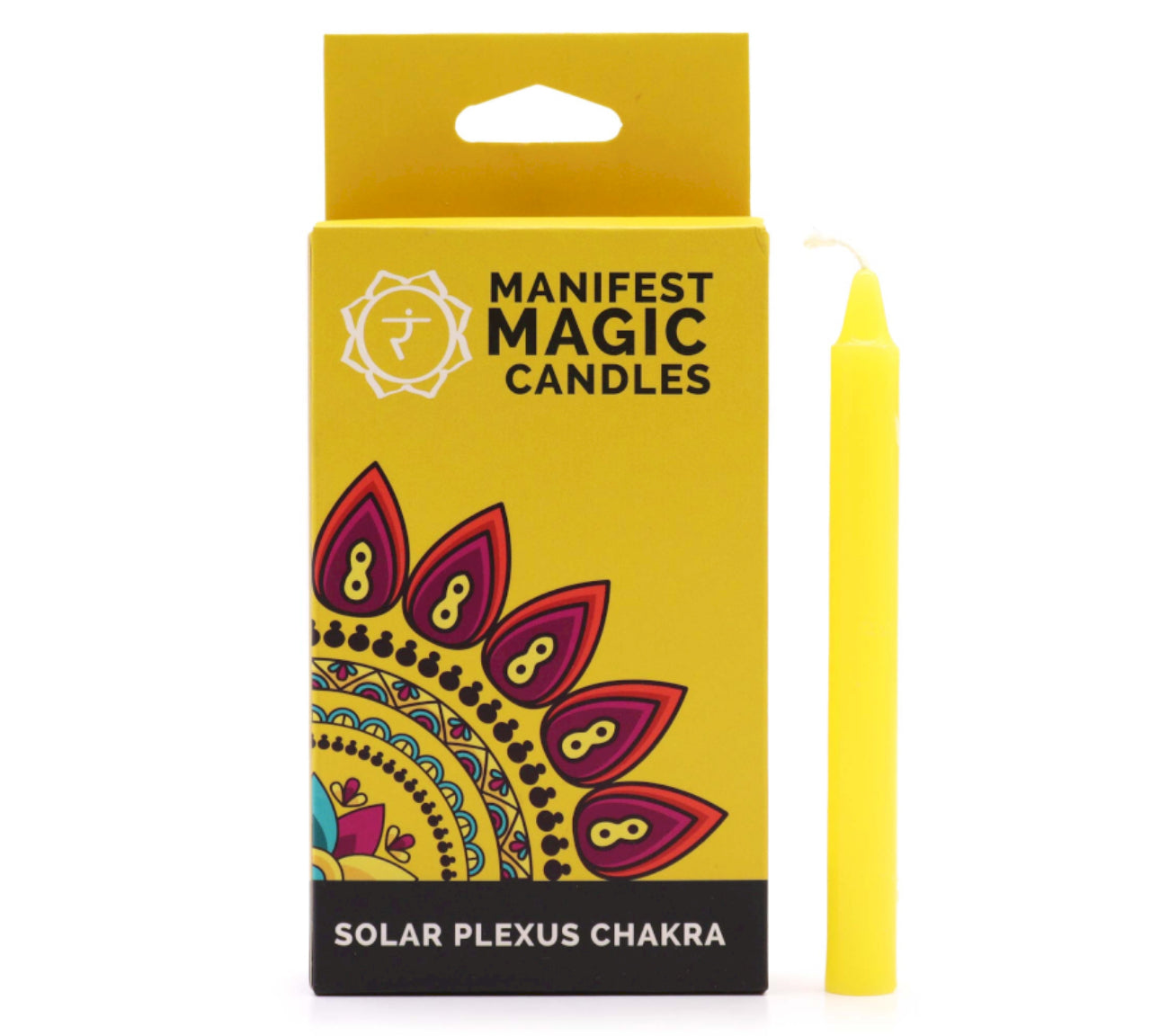 „Manifest Magic“ žvakės 12 vnt. - Saulės rezginio čakra