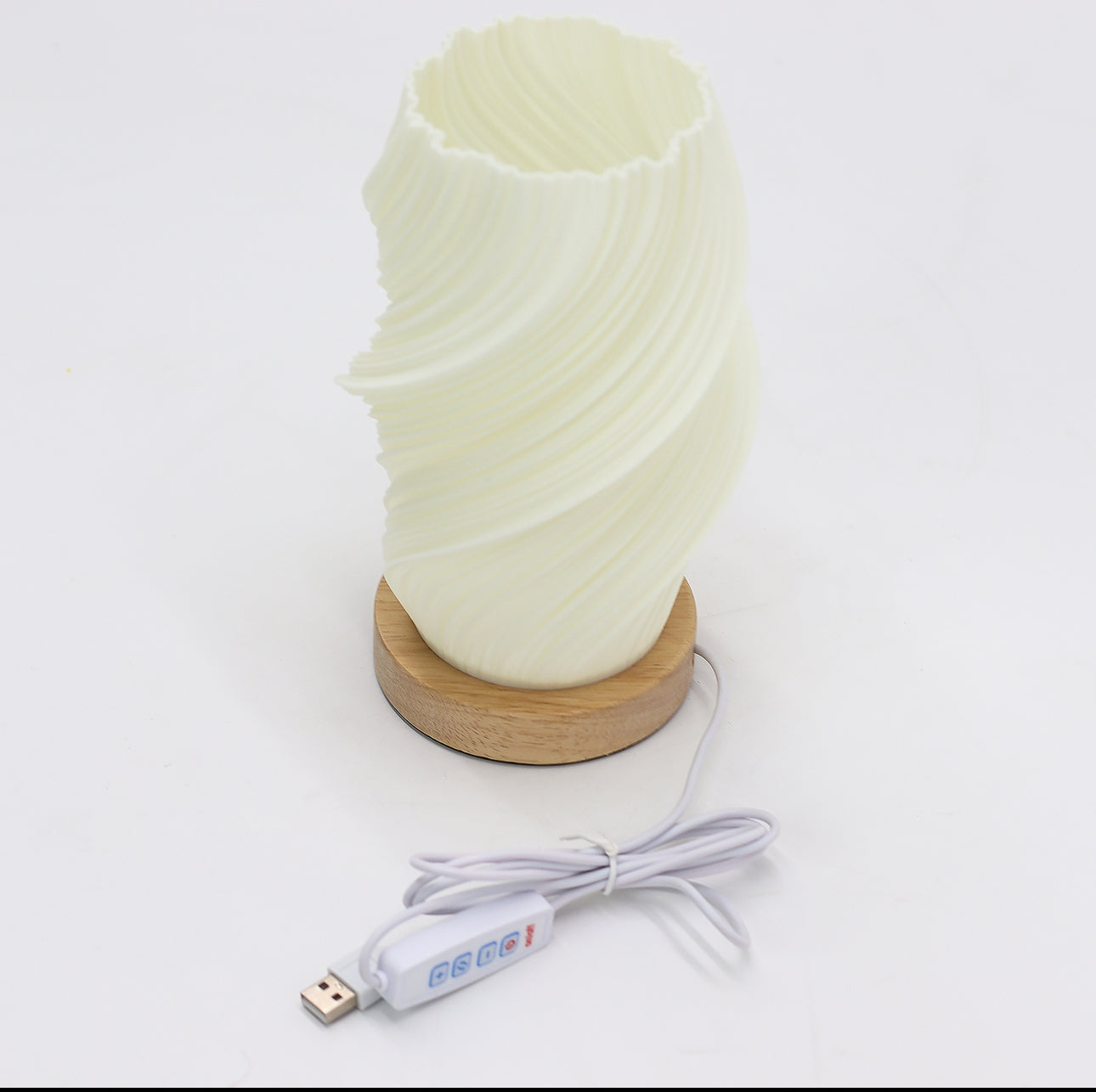 „New Wave“ lempa – USB – 3 nustatymai – „Cloud Twisted“