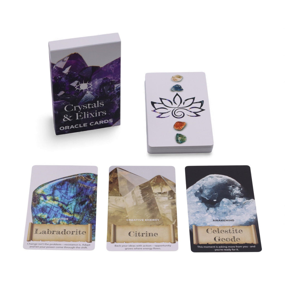 Crystals & Elixirs Oracle Cards – Healing Energy Deck – 6 nuotrauka