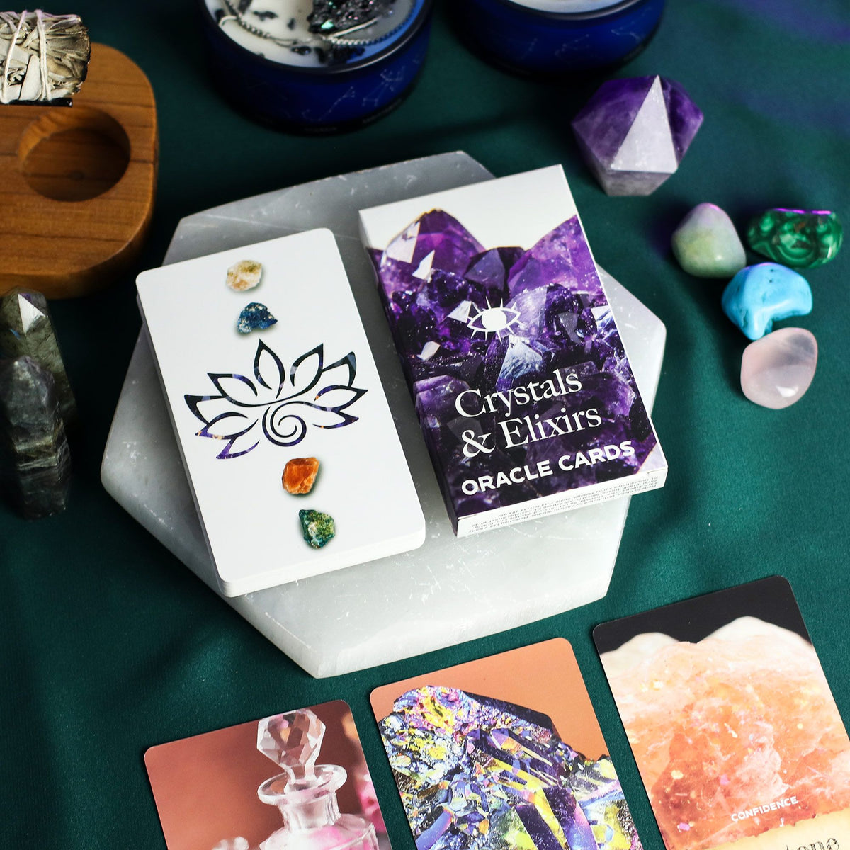 Crystals & Elixirs Oracle Cards – Healing Energy Deck – 10 nuotrauka