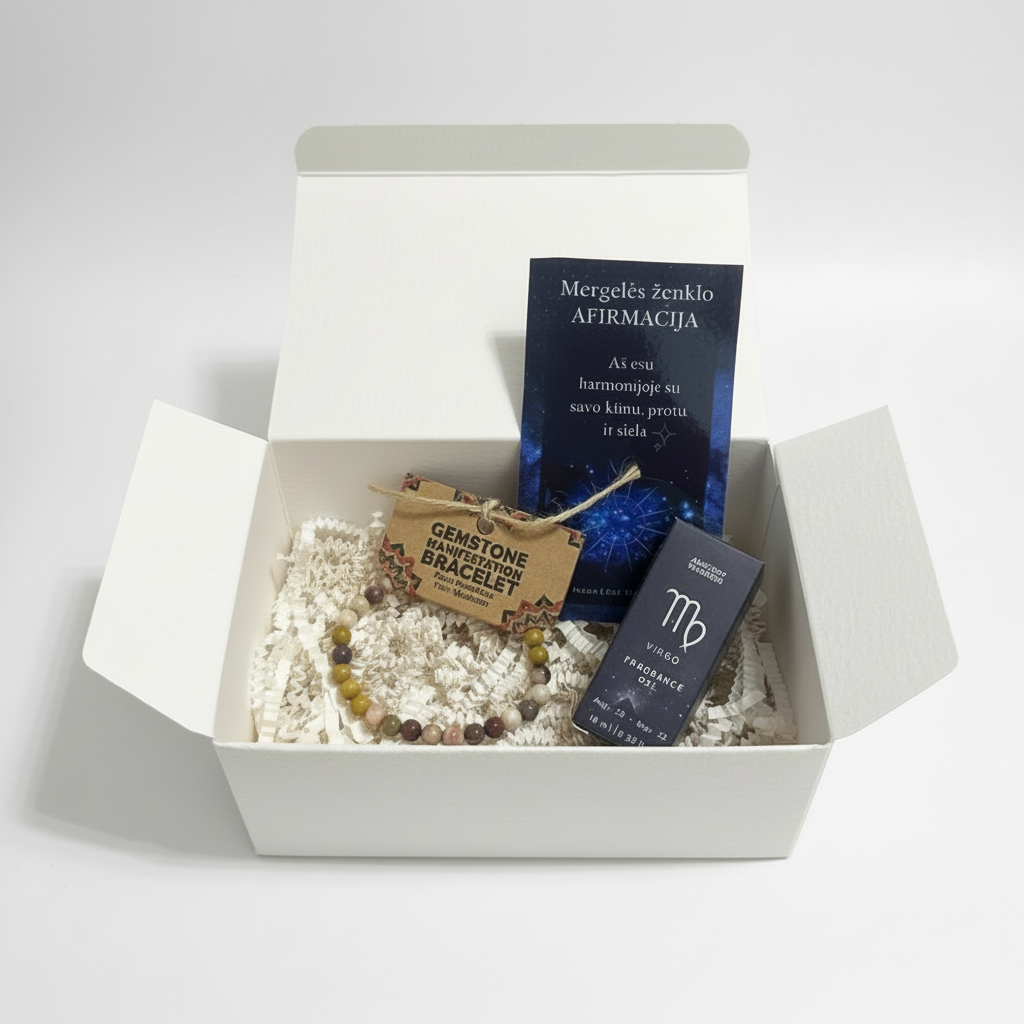 Mergelės zodiako rinkinys - profesionali nuotrauka