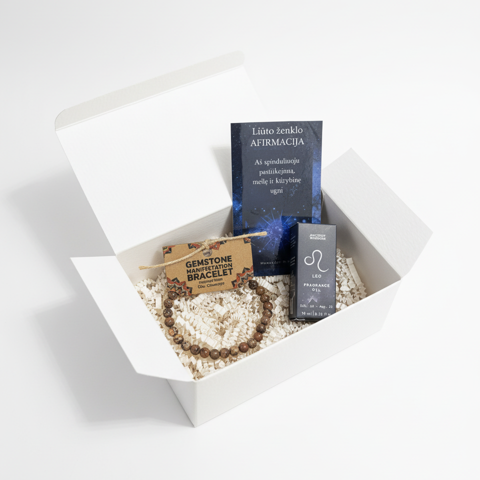 Pakoreguota Liūto zodiako rinkinio nuotrauka