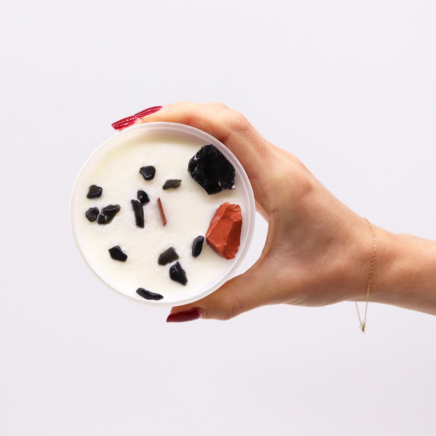 Čakros krištolinė žvakė - Šaknies čakra