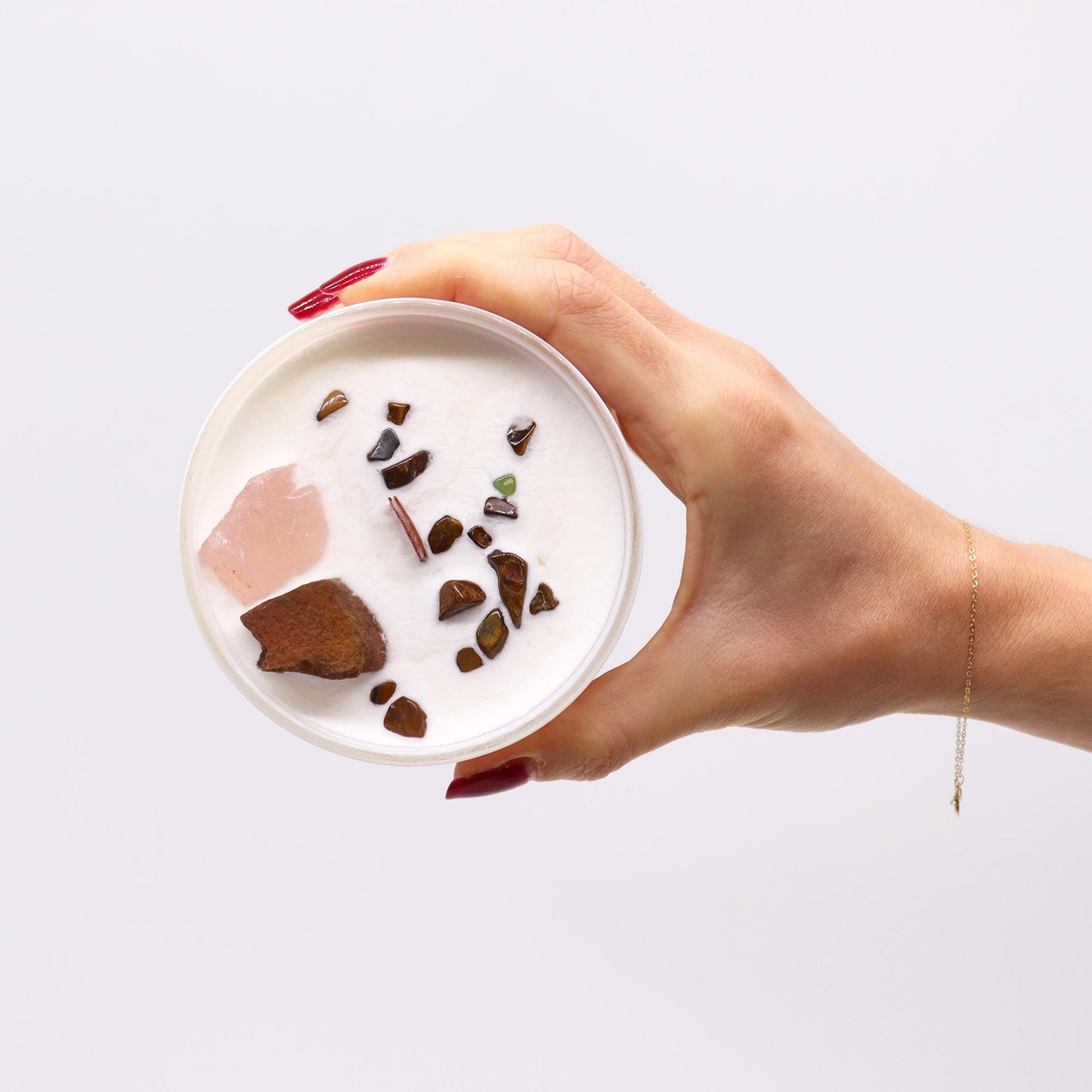 Čakros krištolinė žvakė - Šventoji čakra