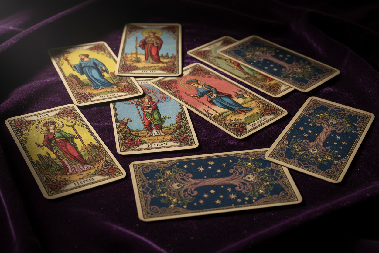 tarror cards realistic image