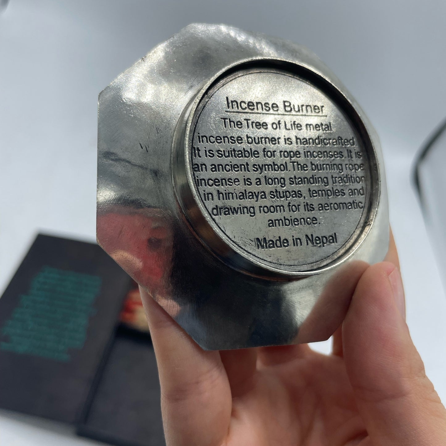 Virvinių smilkalų ir sidabruotų laikelių rinkinys - Gyvybės medis